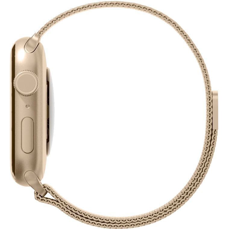 Ремешок из нержавеющей стали сетчатый vlp для Apple Watch 38/40/41, золотой