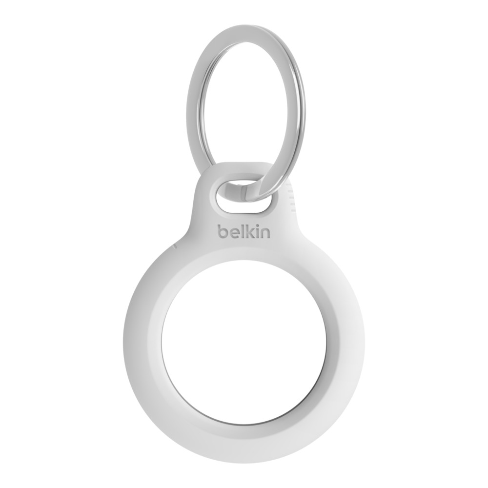 Фото — Держатель Belkin с кольцом для Apple AirTag, белый