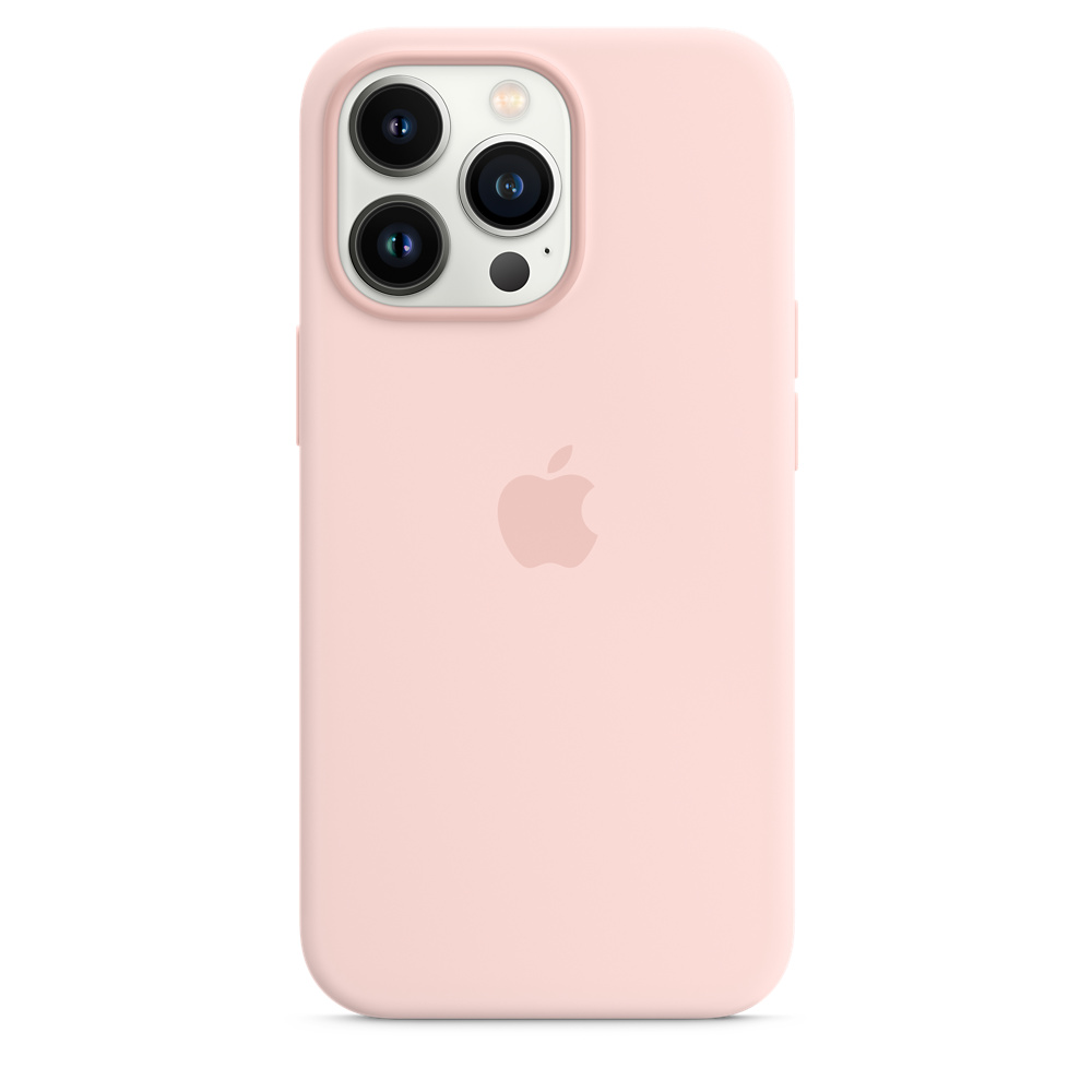 Фото — Силиконовый чехол MagSafe для iPhone 13 Pro, «розовый мел»