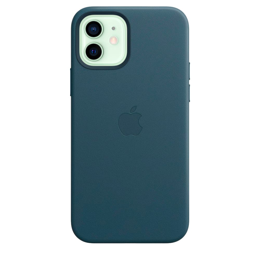 Чехол Apple MagSafe для iPhone 12/12 Pro, кожа, «балтийский синий»