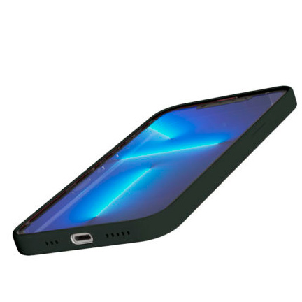 Чехол защитный vlp Silicone case with MagSafe для iPhone 13 Pro, темно-зеленый