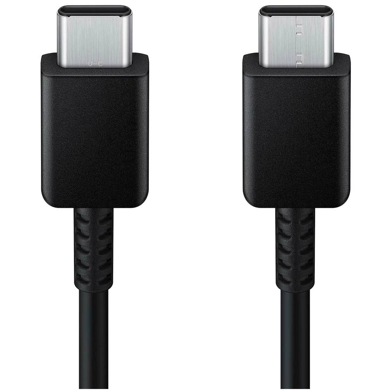 Фото — Зарядное устройство Samsung Cable USB-C на USB-C, 3А, 1.8м, черный