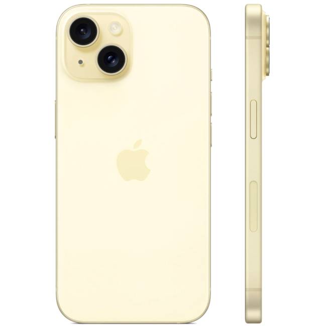 Фото — Apple iPhone 15 2SIM, 128 Гб, желтый