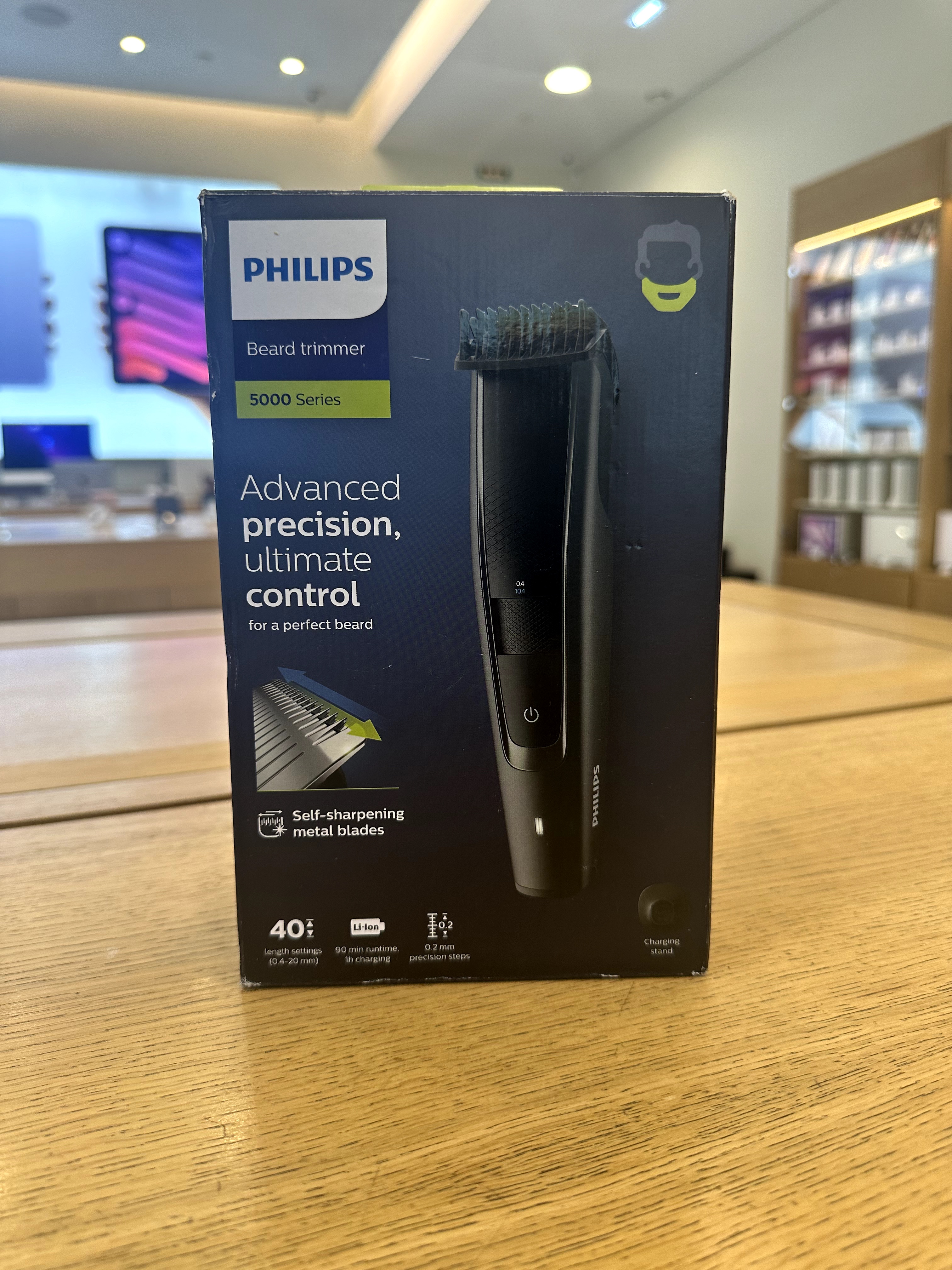 Фото — Триммер Philips Series 5000 BT5515/20, черный (уценка)