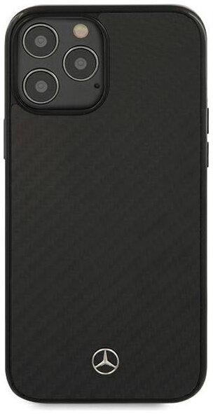 Чехол Mercedes Dynamic для iPhone 12/12 Pro, карбон, черный