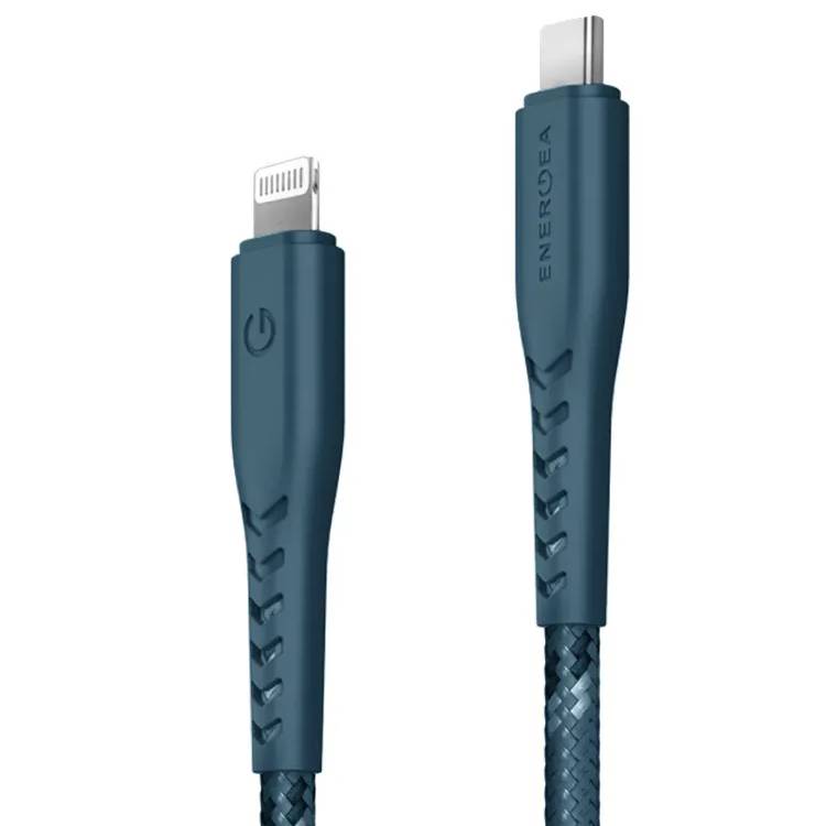 Кабель EnergEA NyloFlex USB-C to Lightning MFI C94, 1.5м, синий