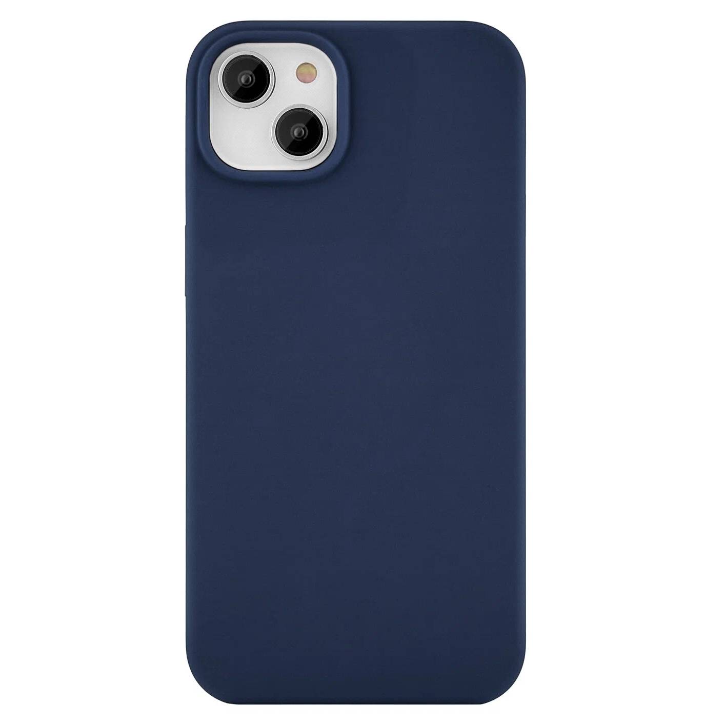 Фото — Чехол для смартфона uBear Touch Mag Case with MagSafe для iPhone 14 Plus, тёмно-синий (уценка)