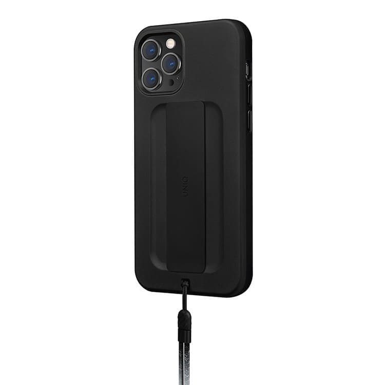 Фото — Чехол для смартфона Uniq для iPhone 12/12 Pro HELDRO + Band Anti-microbial, черный