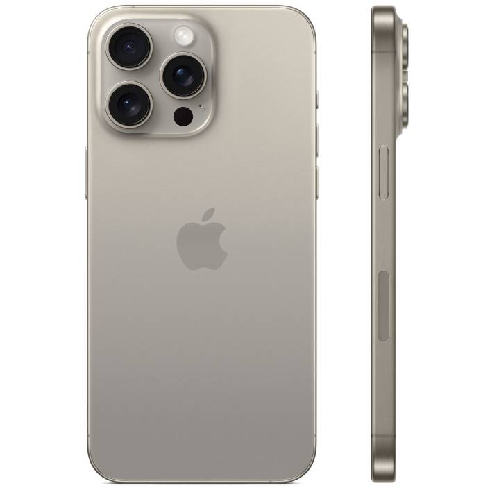 Фото — Apple iPhone 15 Pro Max, 256 Гб, «титановый бежевый»