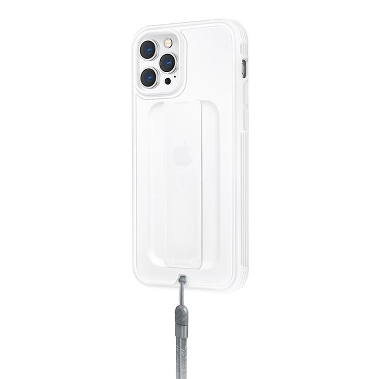 Чехол Uniq для iPhone 12 Pro Max HELDRO + Band Anti-microbial, белый