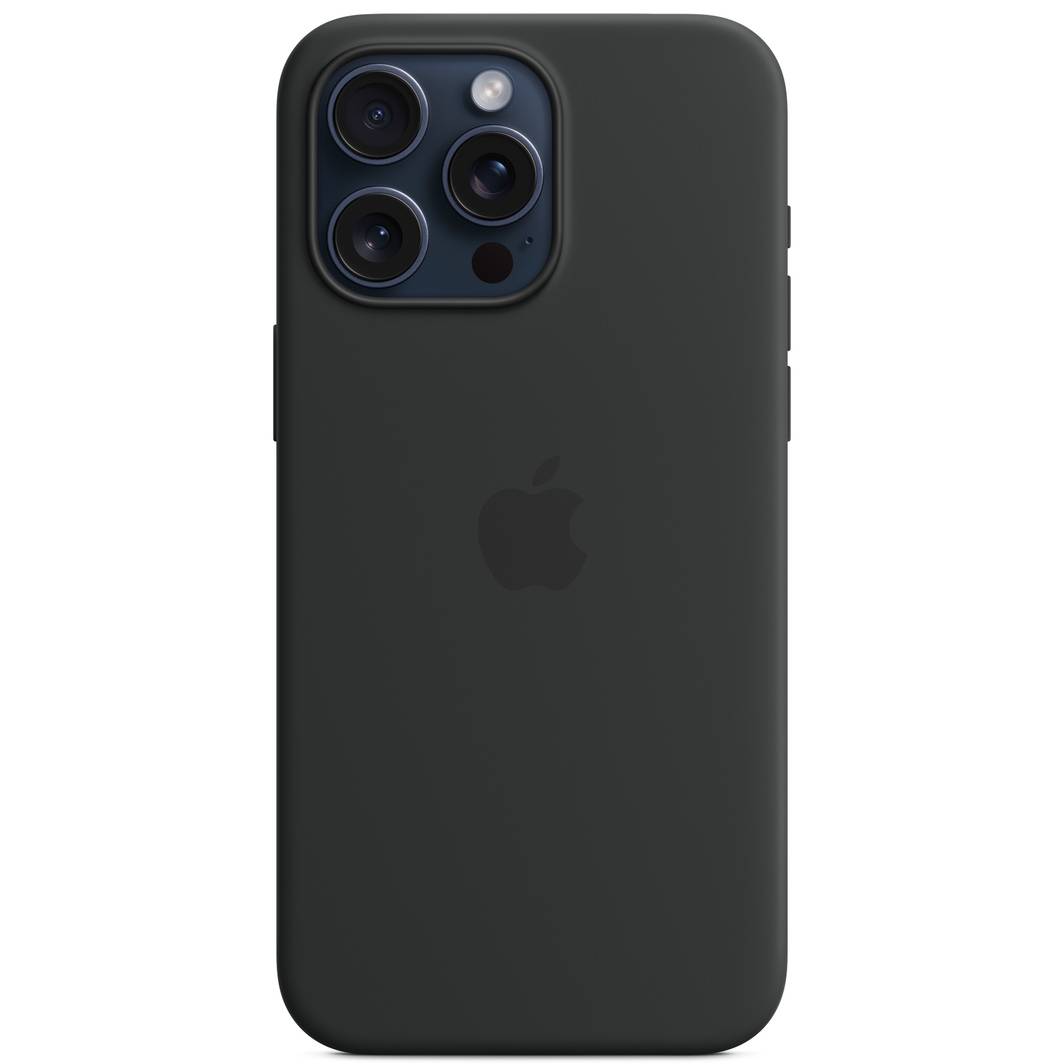 Фото — Чехол для смартфона Apple iPhone 15 Pro Max Silicone Case with MagSafe, Black