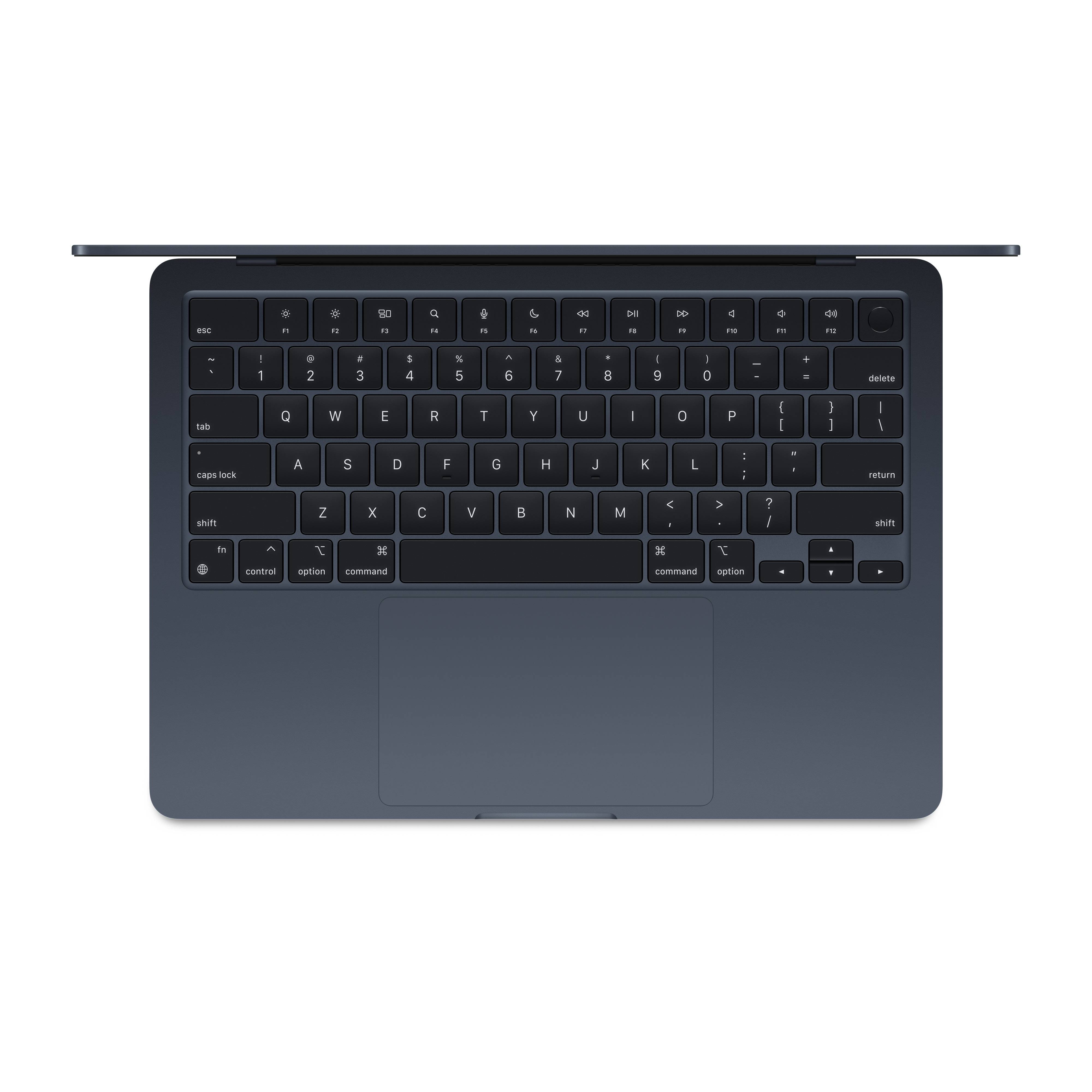 Фото — Apple MacBook Air 15" (M3, 8C CPU/10C GPU, 2024), 8 ГБ, 512 ГБ SSD, «полуночный черный»