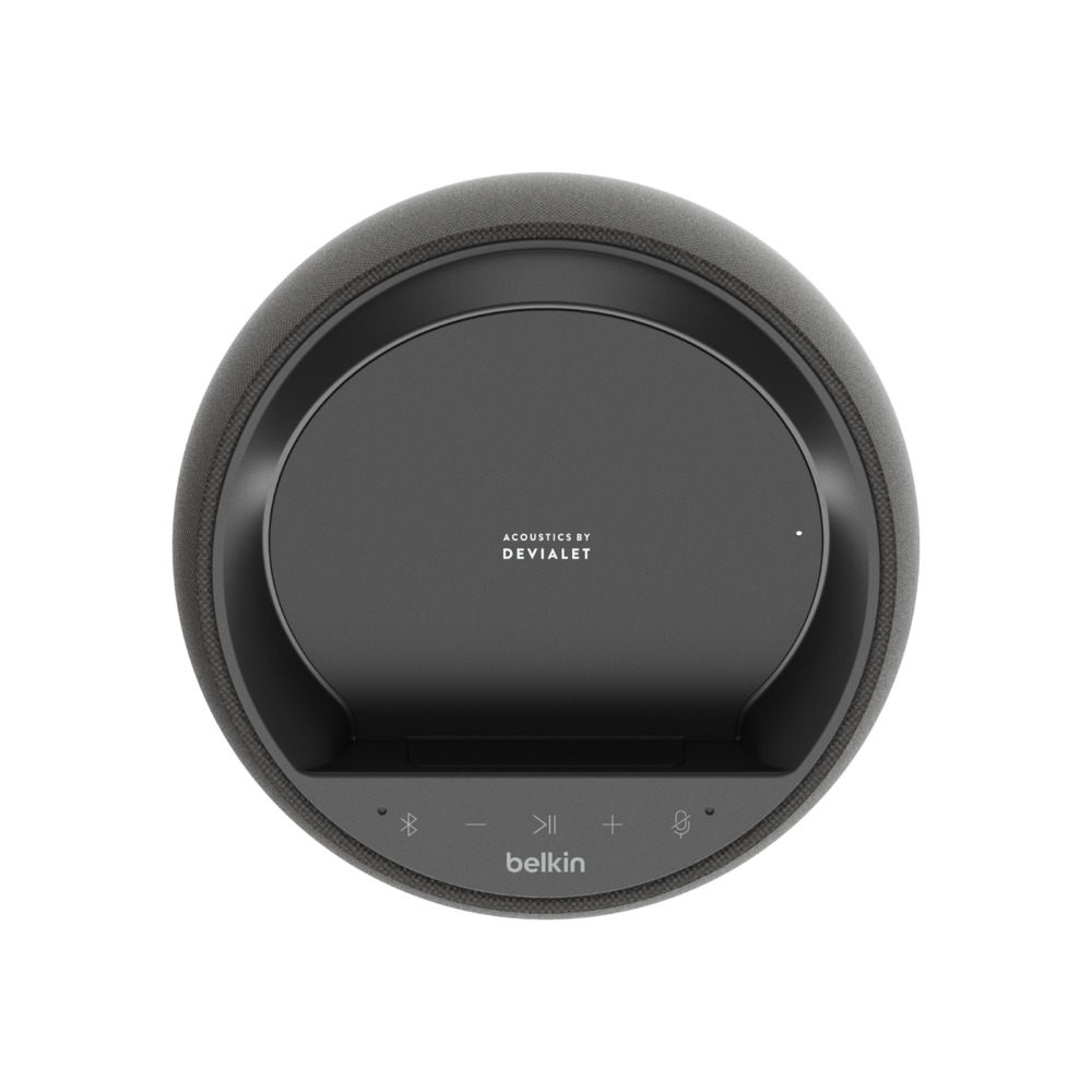 Фото — Смарт-динамик Hi-Fi Belkin + БЗУ, 10W, черный