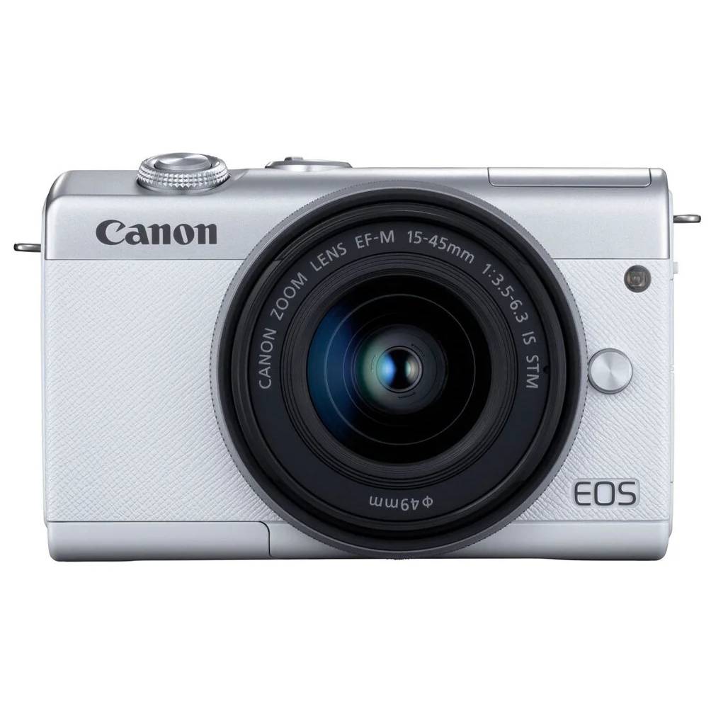 Фото — Фотоаппарат Canon EOS M200 Kit EF-M 15-45mm, белый