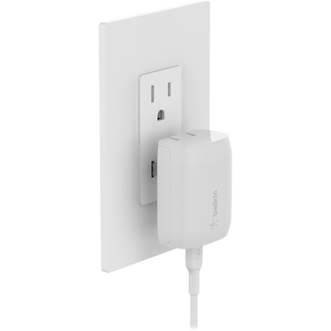 Фото — Зарядное устройство Belkin BoostCharge USB-C Wall Charger 20Вт, белый