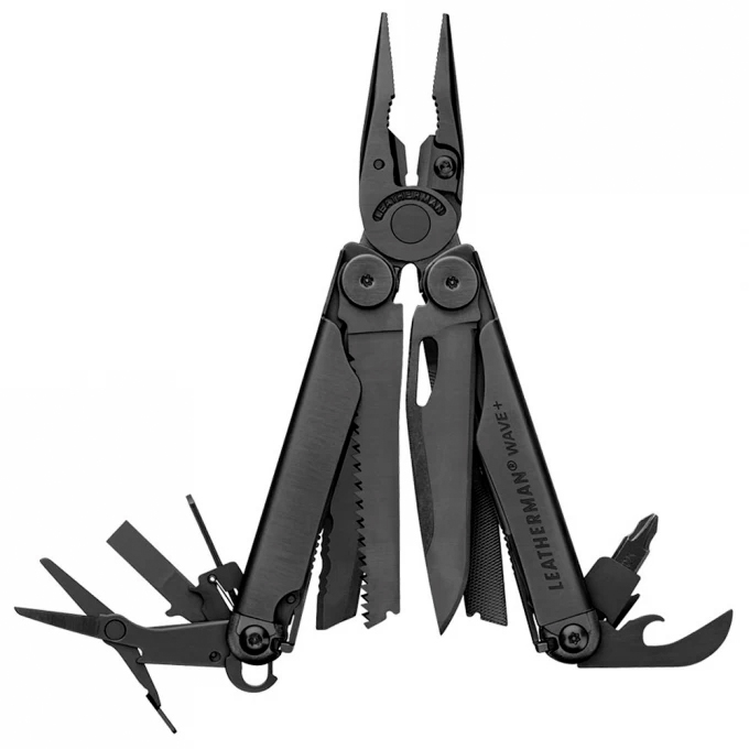 Фото — Мультитул Leatherman Wave+, черный (блистер)