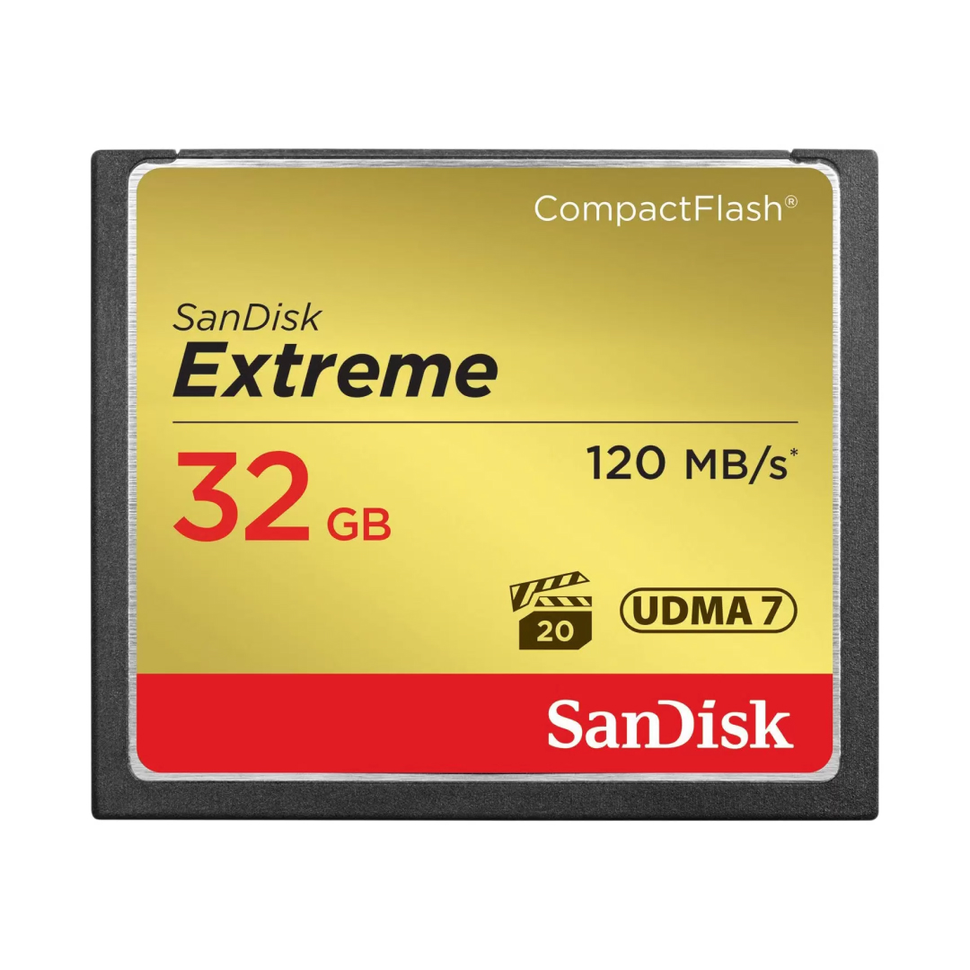 Фото — Карта памяти SanDisk Extreme Compact Flash, 32 Гб (уценка)
