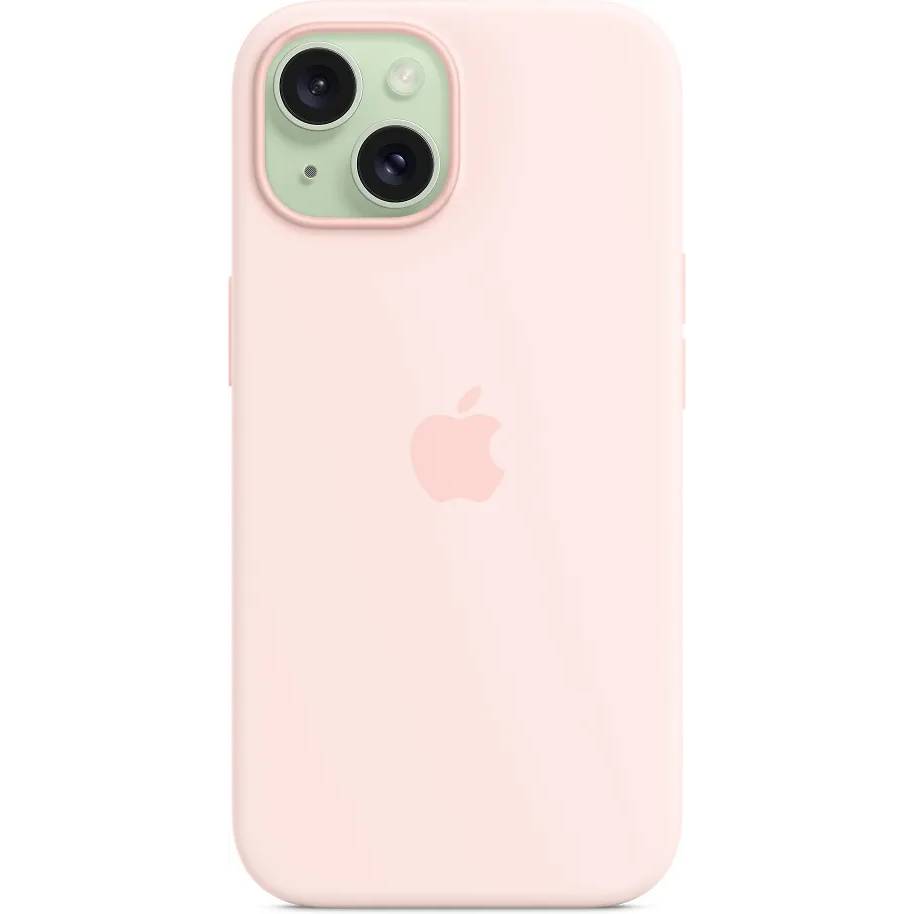 Чехол для смартфона iPhone 15 Silicone Case with MagSafe, Light Pink