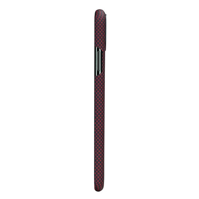 Чехол для смартфона Pitaka кевлар, цвет красный/черный, для iPhone 11 Pro Max (мелкое плетение)