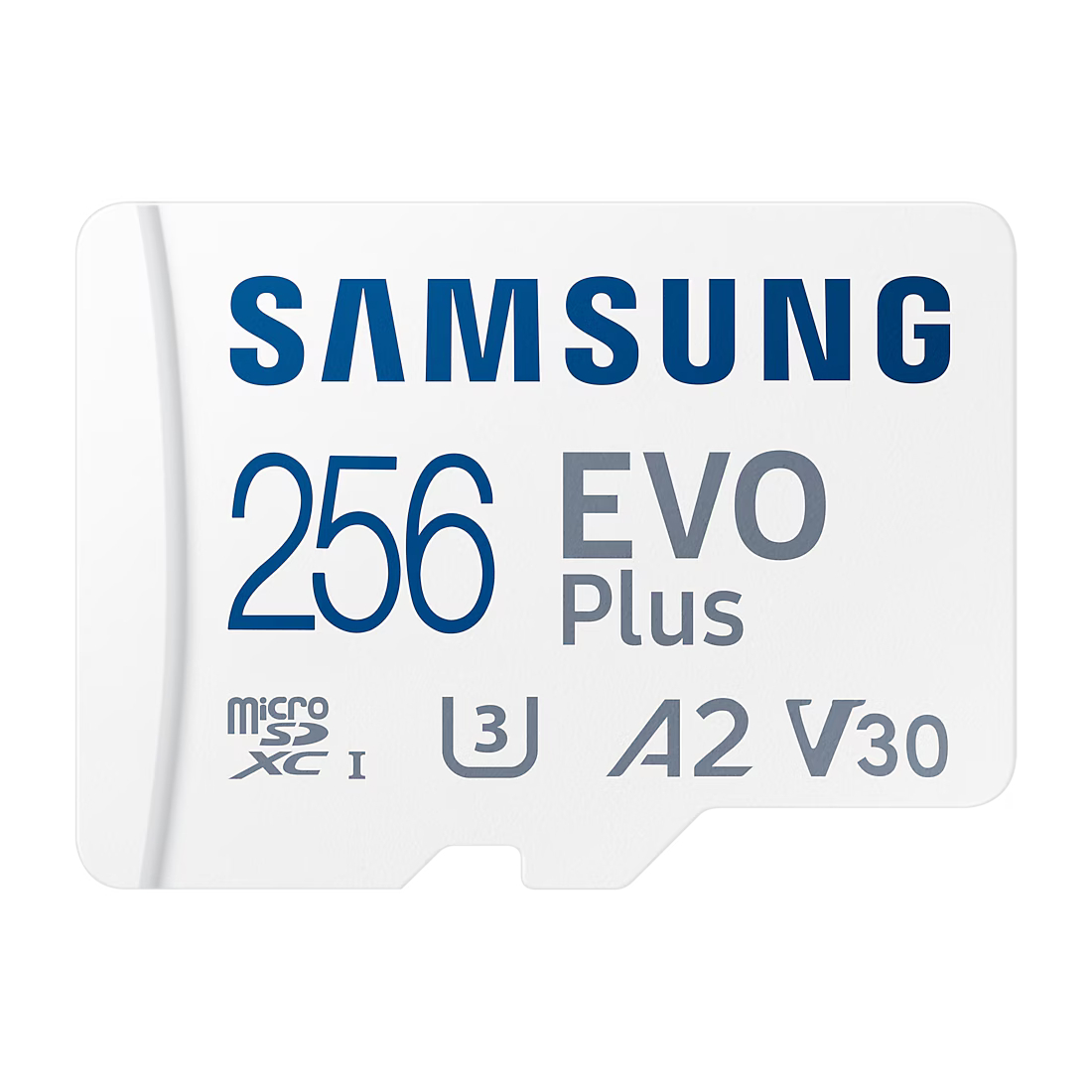 Фото — Карта памяти Samsung EVO Plus microSDXC (с адаптером), 256 Гб