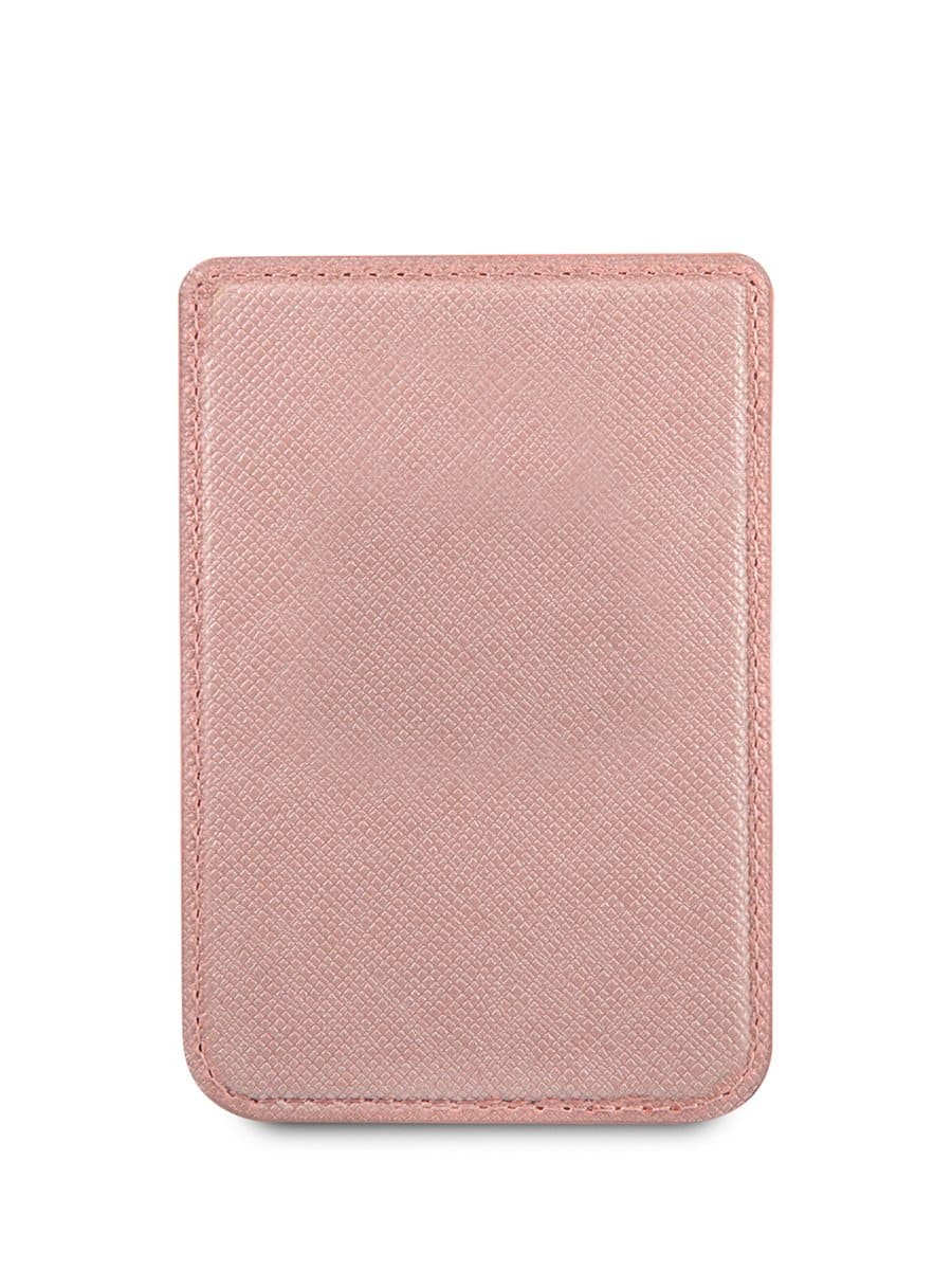 Чехол-бумажник Guess Wallet Cardslot  4G Trangle MagSafe  logo для iPhone, розовый