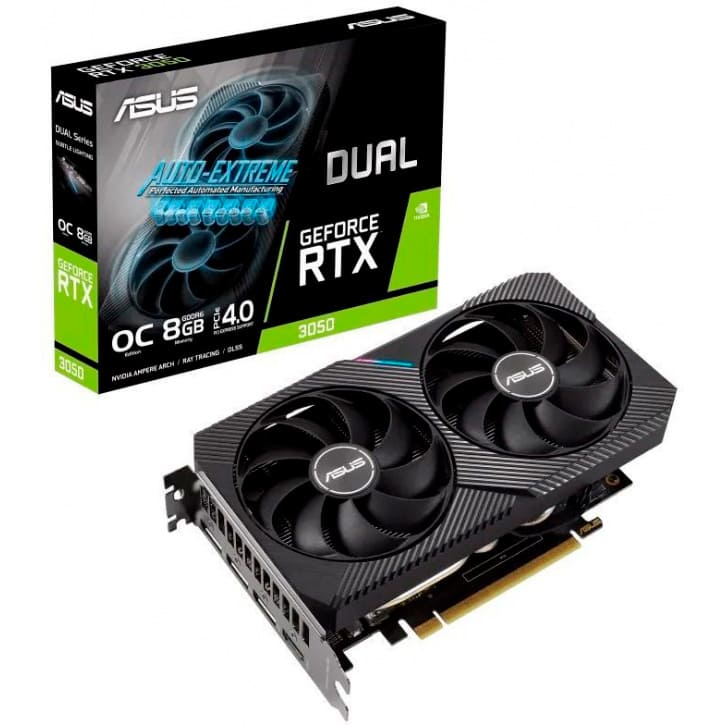 Фото — Видеокарта ASUS Dual GeForce RTX 3050 OC Edition 8 ГБ