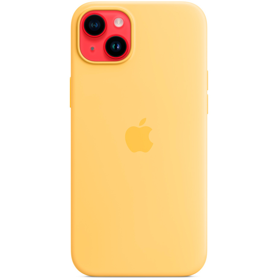 Фото — Чехол для смартфона iPhone 14 Plus Silicone Case with MagSafe, «солнечный свет»