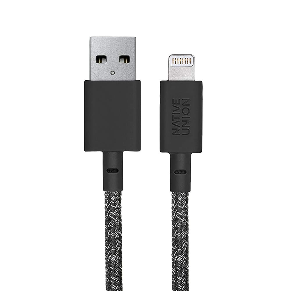 Фото — Кабель Native Union Belt Cable Lightning на USB, 1.2 м, черный
