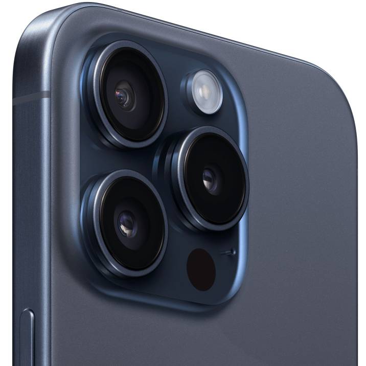 Фото — Apple iPhone 15 Pro 2SIM, 128 Гб, «титановый синий»