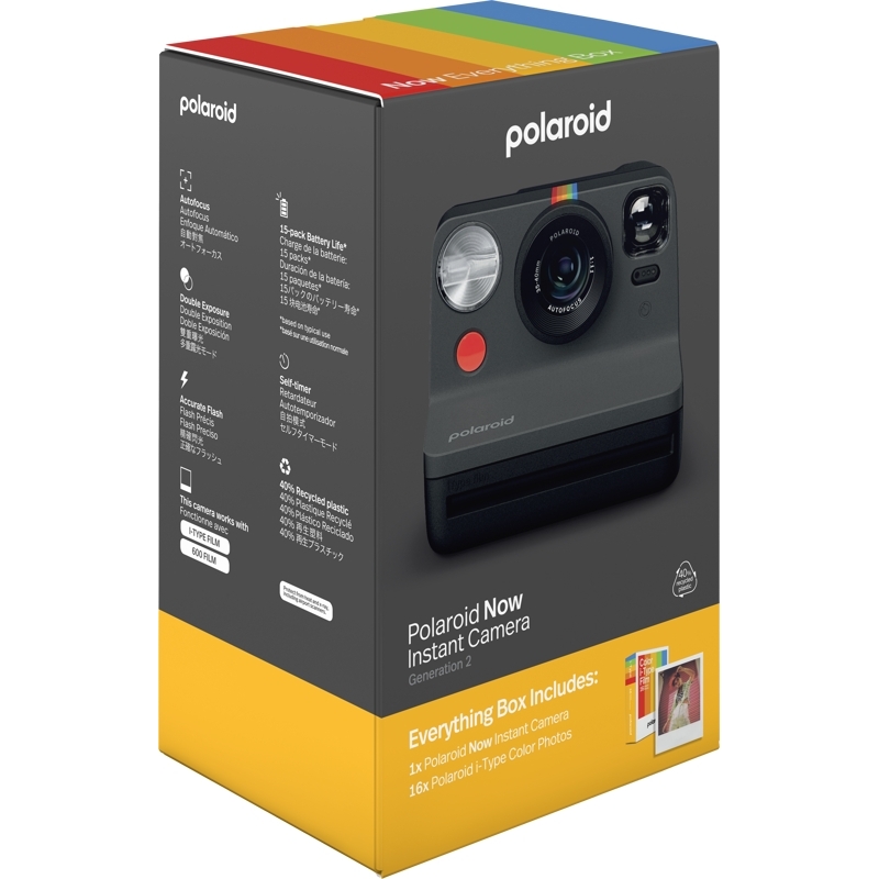 Фото — Фотопринтер Polaroid Everything Box Now Gen 2, черный