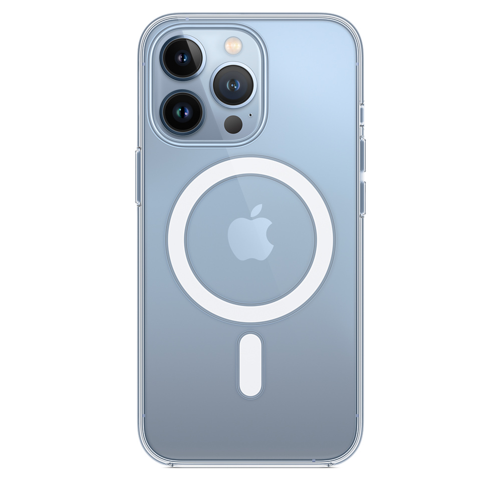 Фото — Чехол для смартфона MagSafe для iPhone 13 Pro, прозрачный