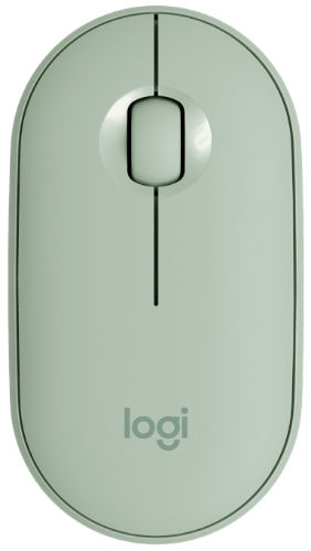 Мышь Logitech Wireless 2 Pebble M350, зеленый