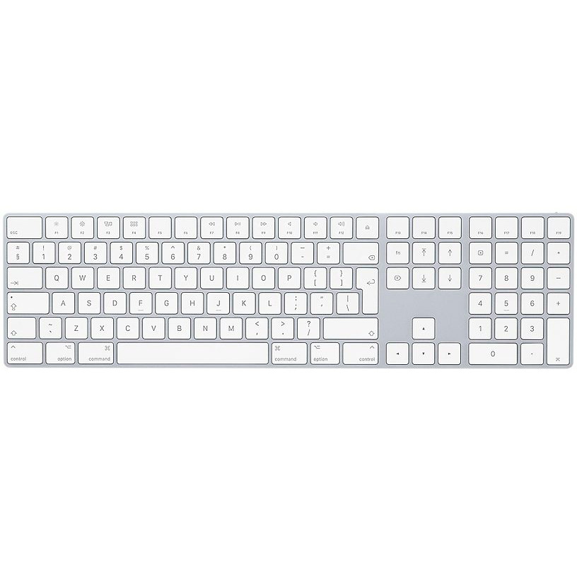 Фото — Клавиатура Apple Magic Keyboard с цифровой панелью, ENG, серебристый