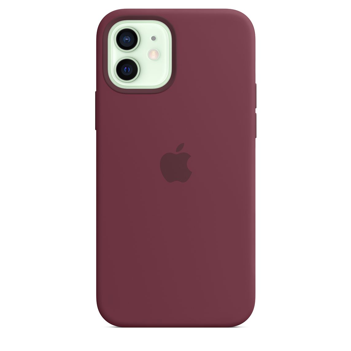Чехол Apple MagSafe для iPhone 12/12 Pro, cиликон, сливовый