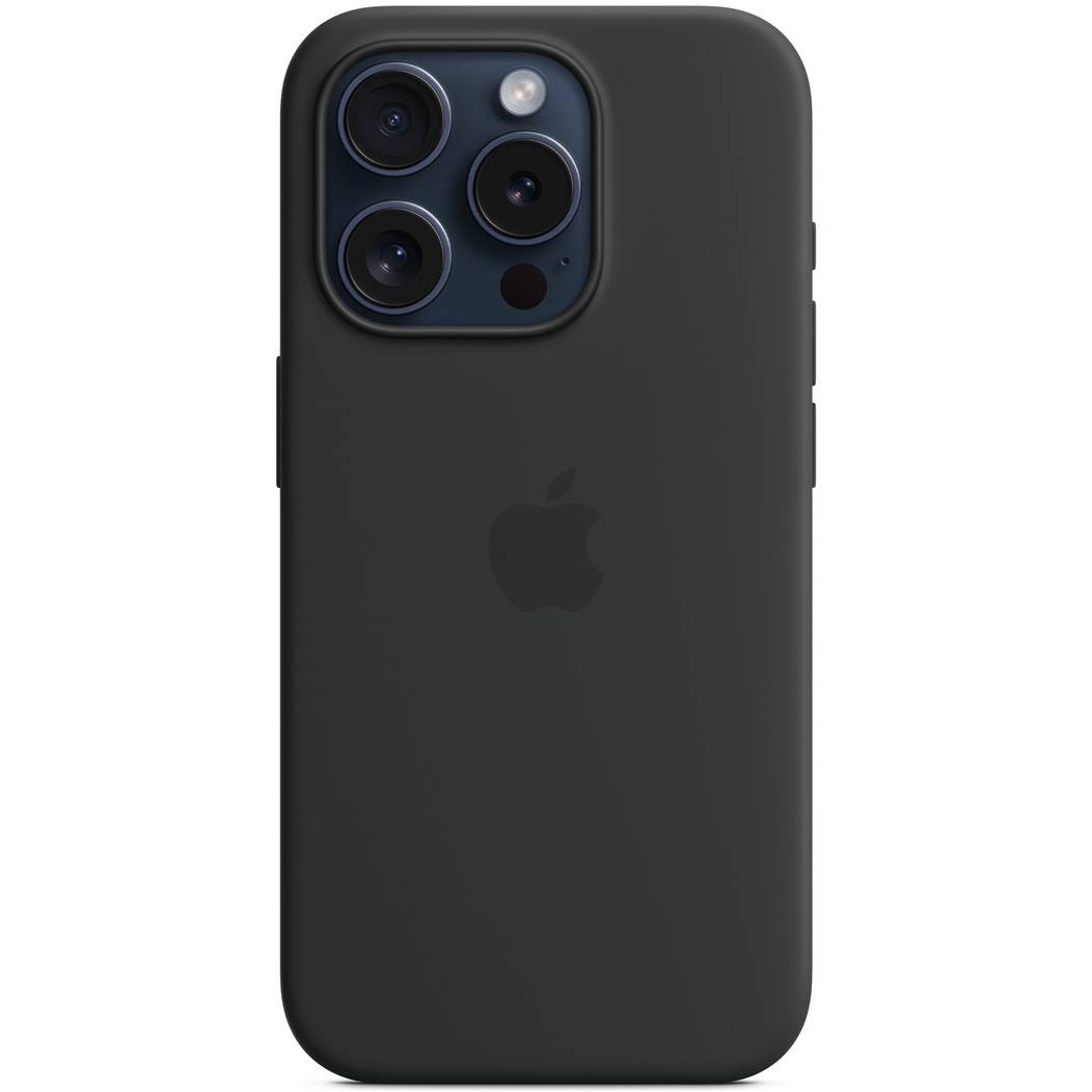 Фото — Чехол для смартфона Apple iPhone 15 Pro Silicone Case with MagSafe, Black