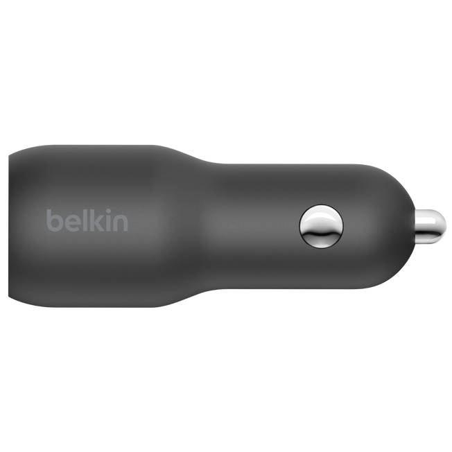 Зарядное устройство Belkin BoostCharge 30W USB-C Car Charger + USB-C to Lightning cable, черный