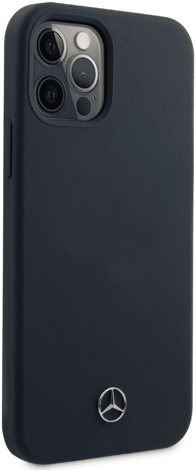 Фото — Чехол Mercedes Liquid для iPhone 12/12 Pro, синий