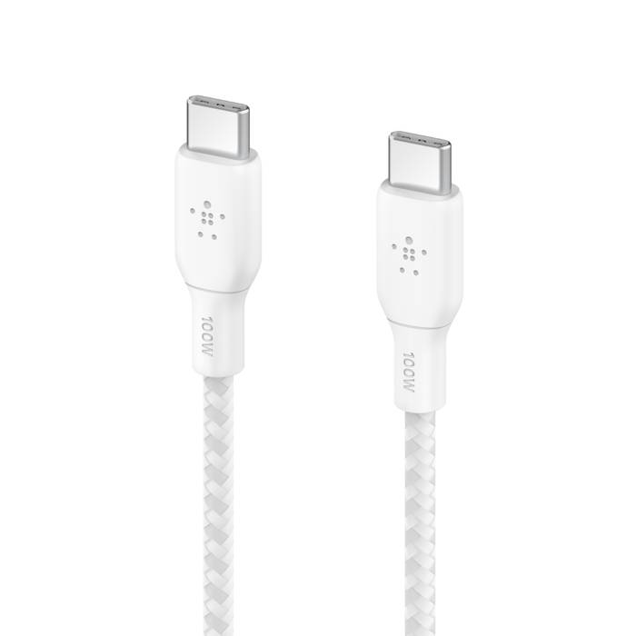 Фото — Кабель Belkin BoostCharge USB-C to USB-C Cable, 2M, белый