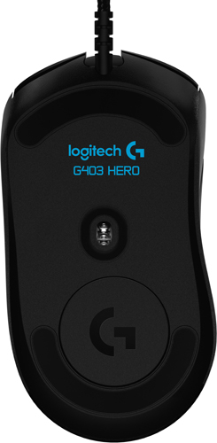 Фото — Мышь Logitech G403 Hero Gaming + встроенный кабель (2.1м) черный