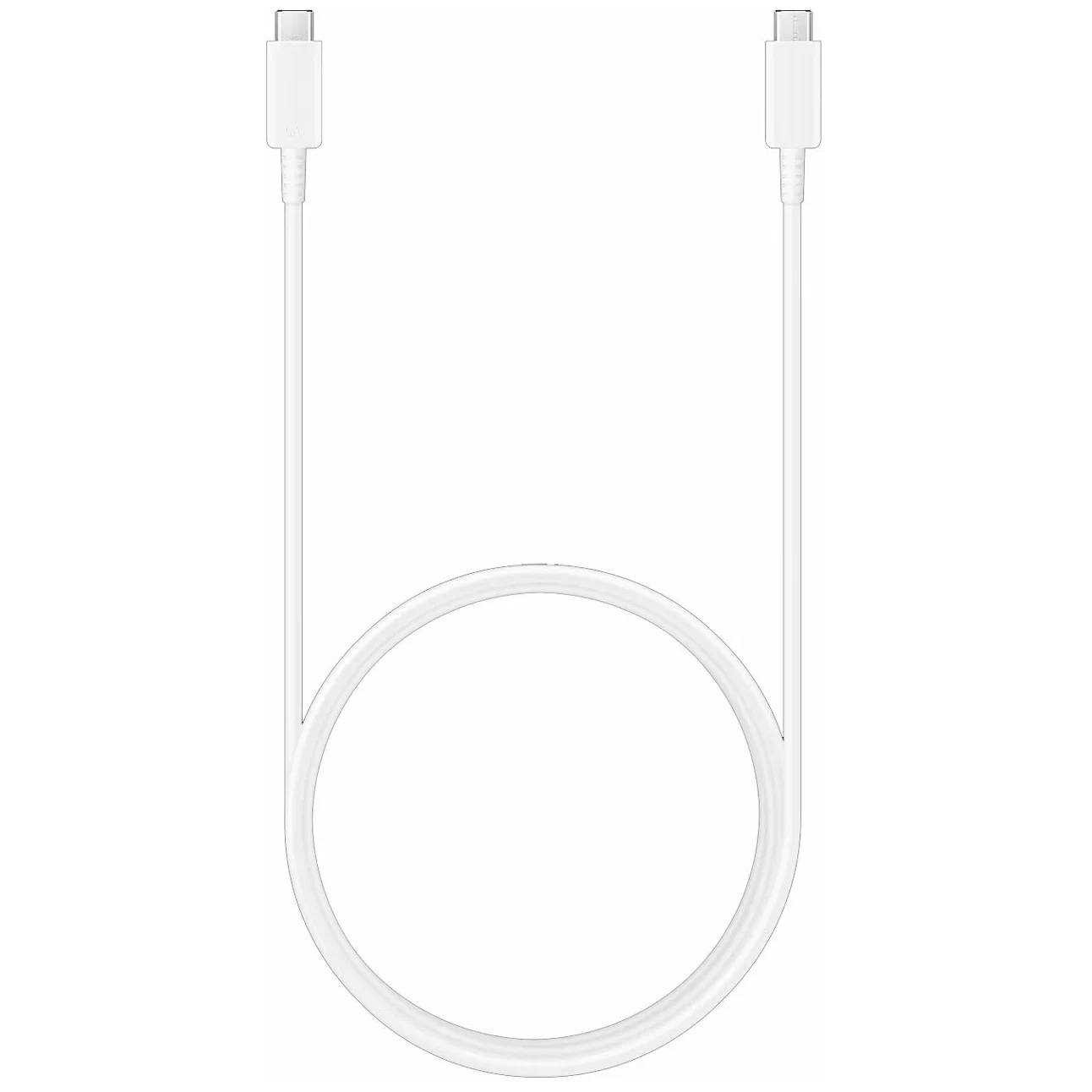 Фото — Зарядное устройство Samsung Cable USB-C на USB-C, 3А, 1.8м, белый