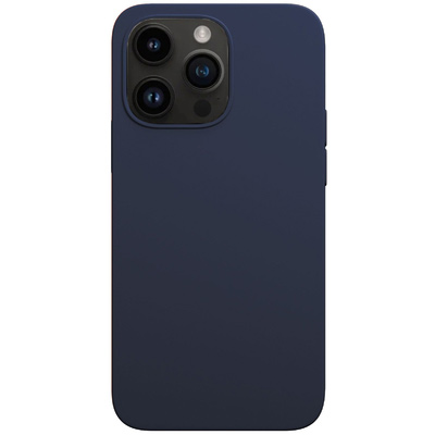 Чехол защитный vlp Silicone case with MagSafe для iPhone 14 Pro Max, темно-синий