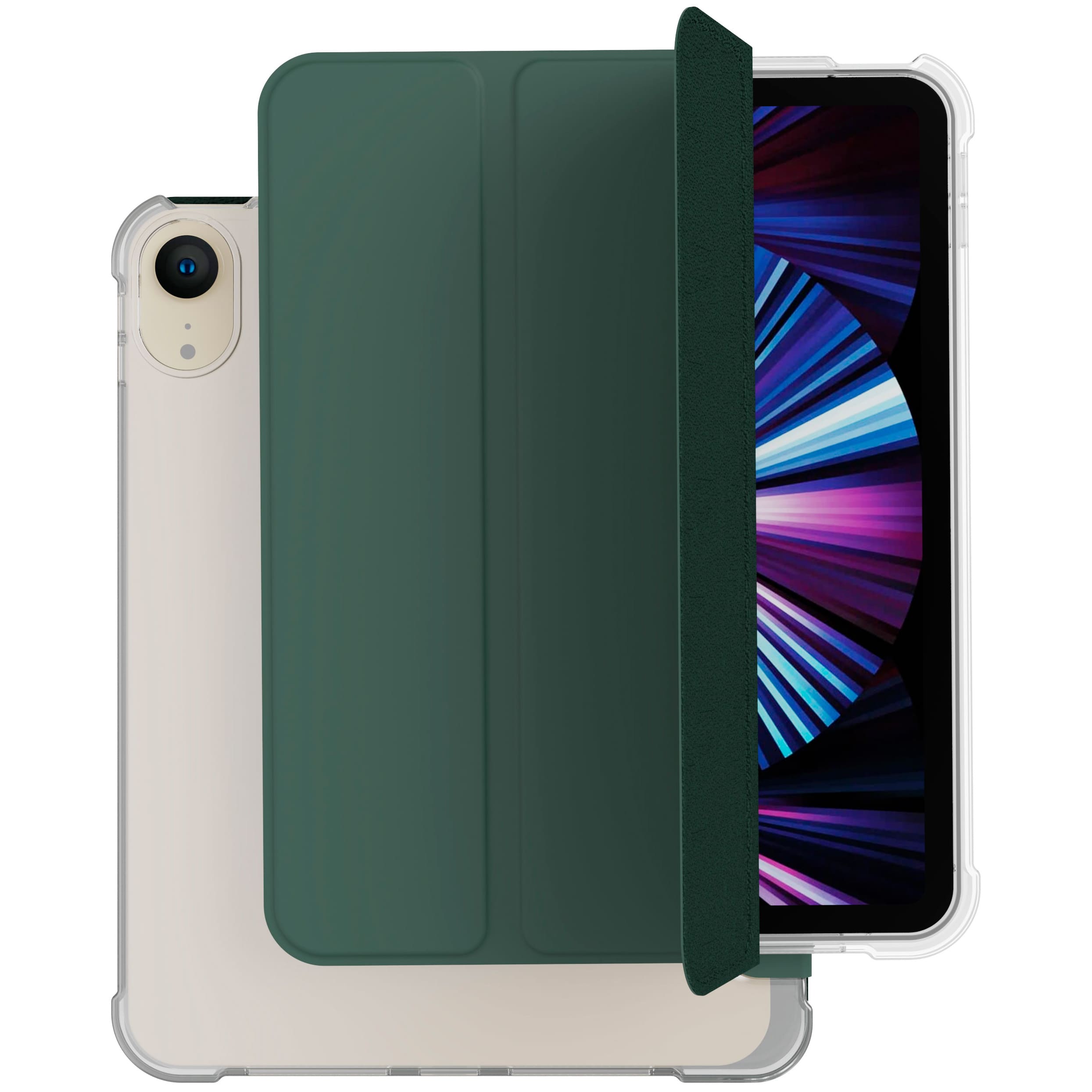 Чехол "vlp" для iPad mini 6 2021 Dual Folio, темно-зеленый