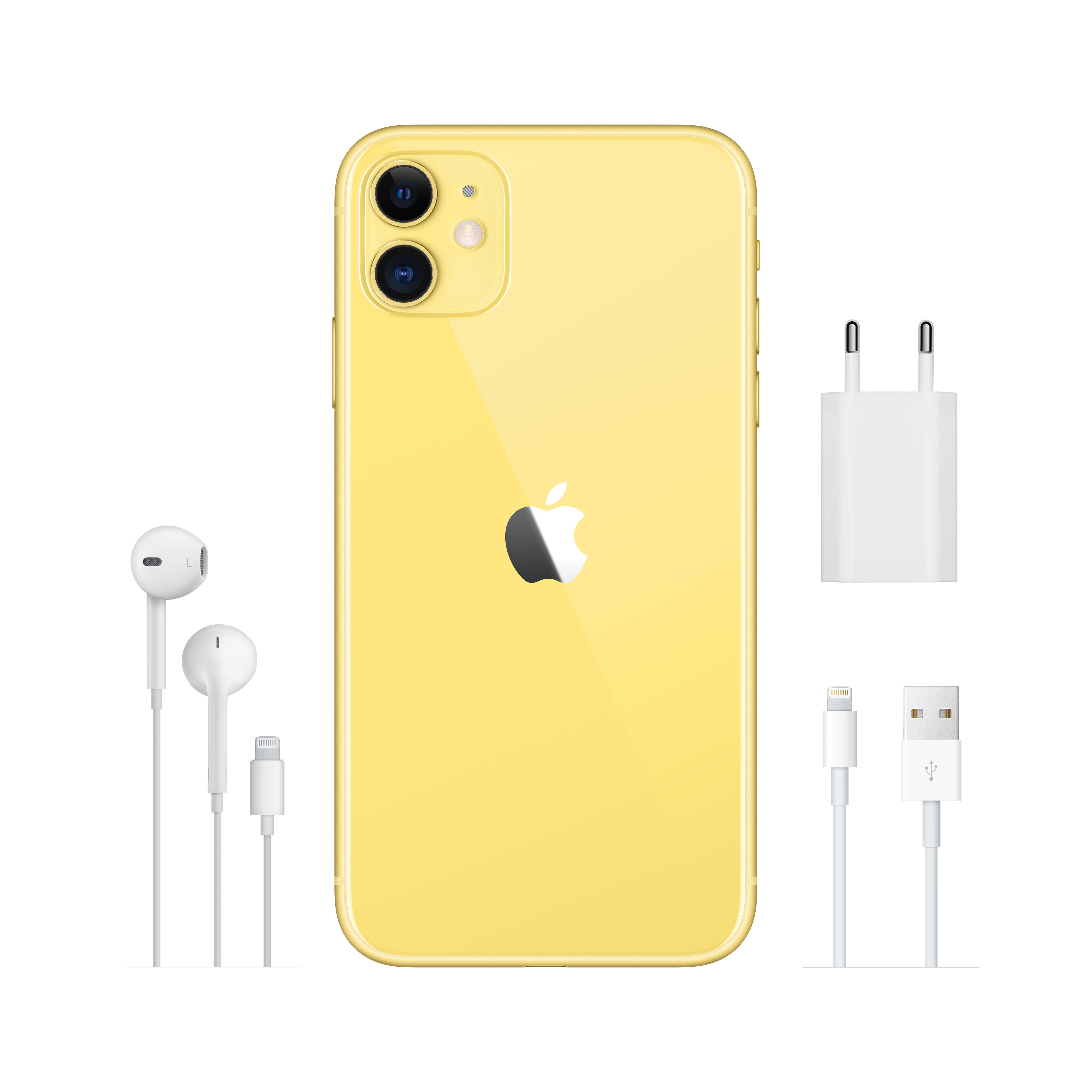 Apple iPhone 11, 64 ГБ, желтый
