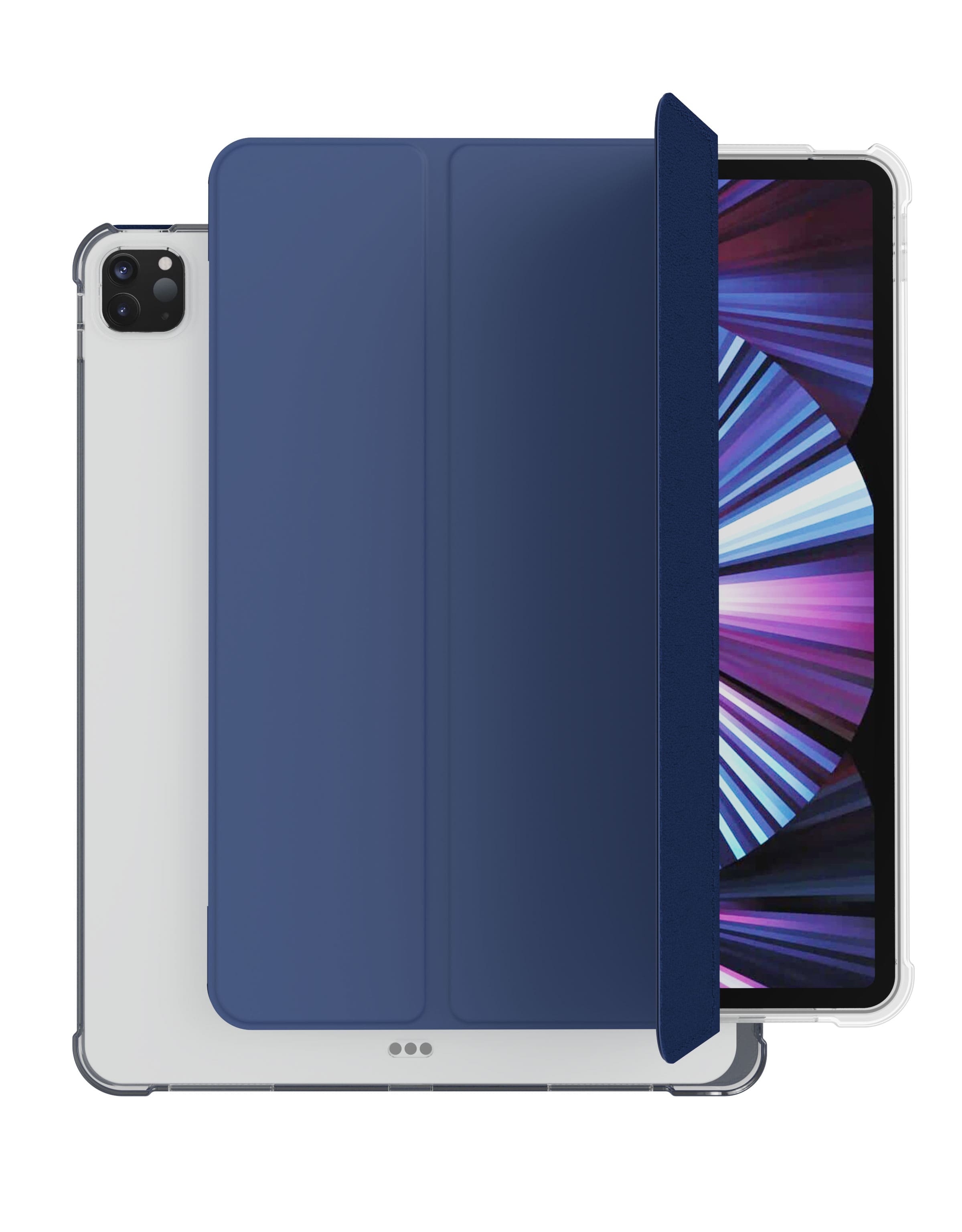 Чехол vlp для iPad Pro 2021 (11") Dual Folio, темно-синий