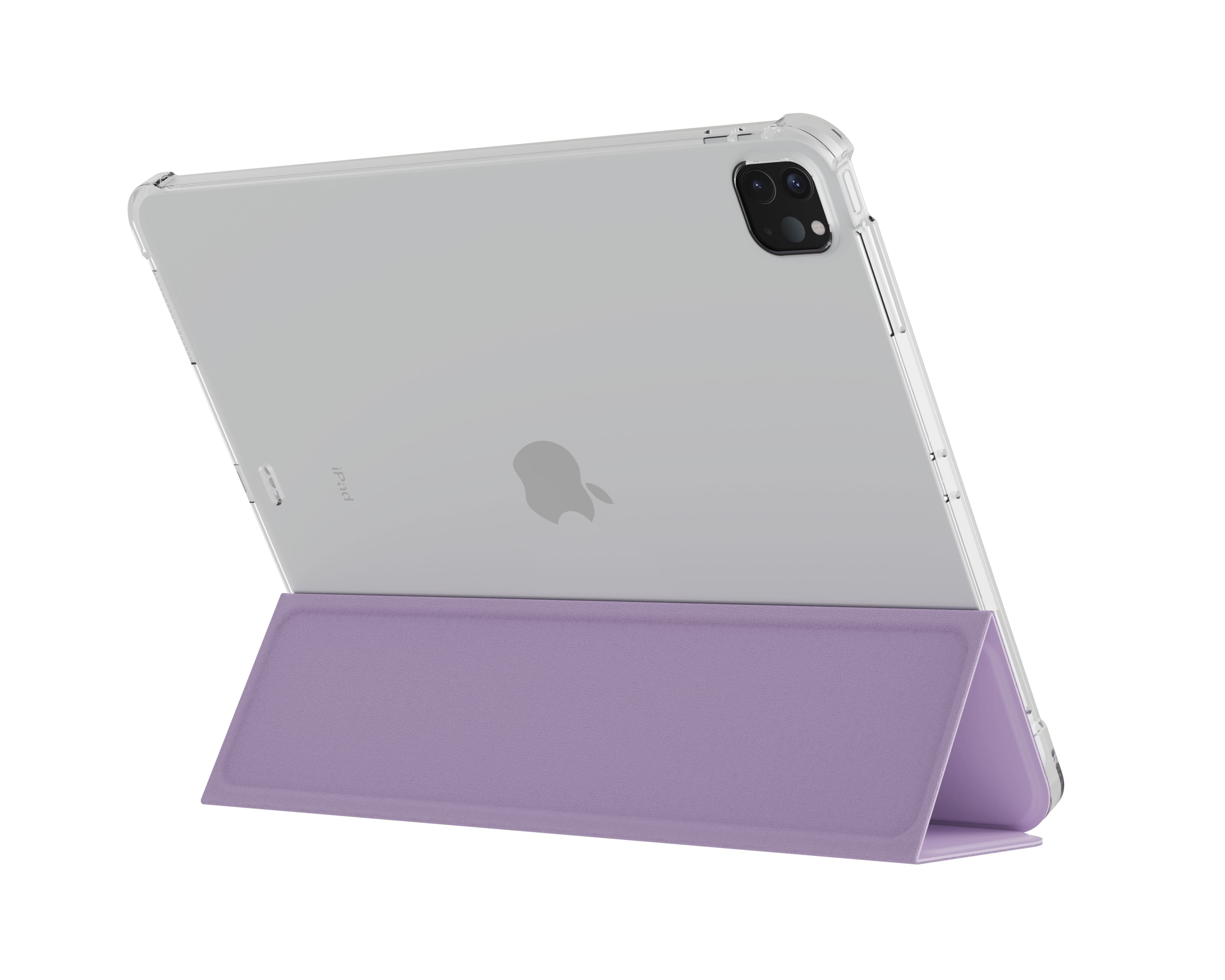 Фото — Чехол для планшета vlp для iPad Pro 2021 (12.9") Dual Folio, фиолетовый