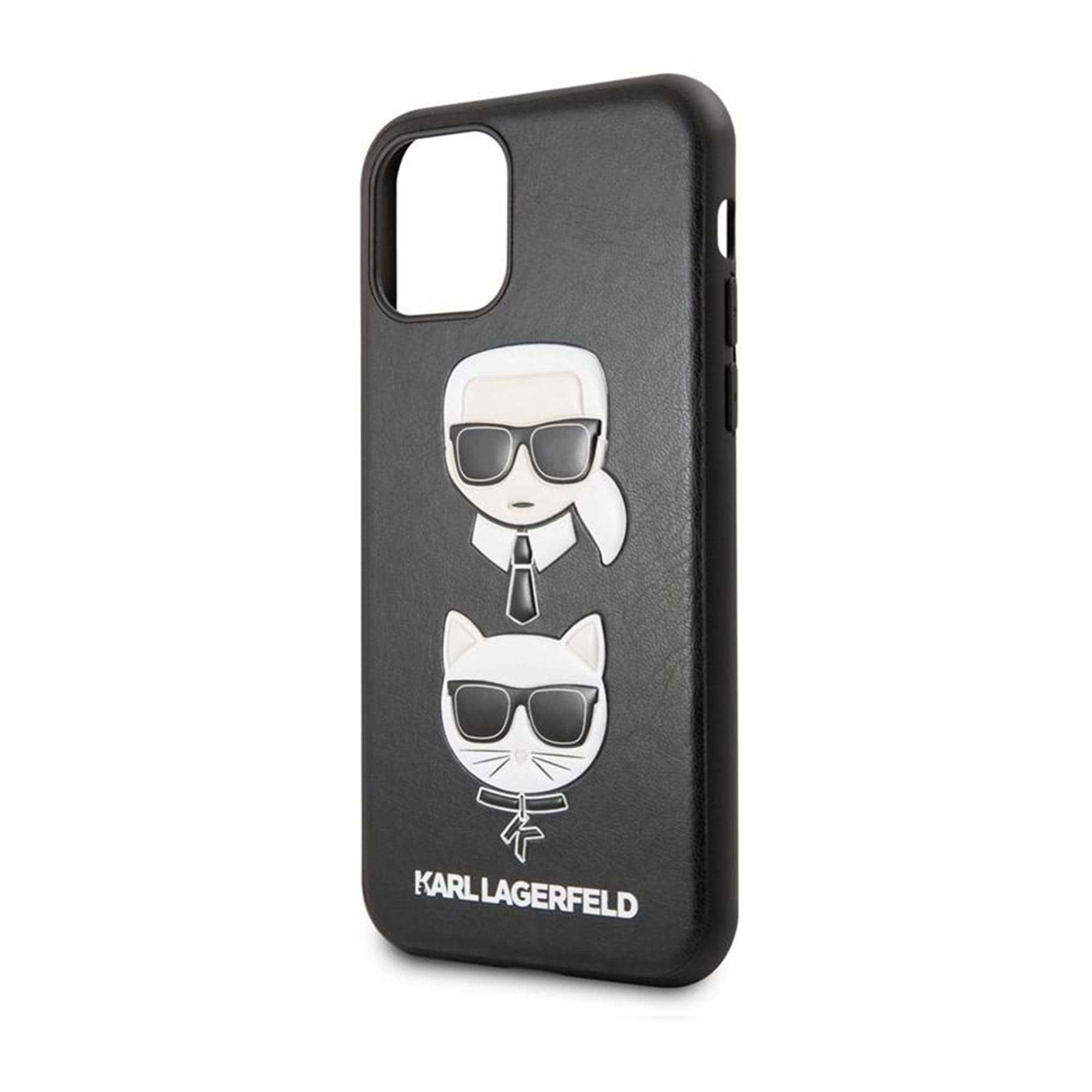 Фото — Чехол для смартфона Lagerfeld для iPhone 11 Pro PU Leather Karl and Choupette Hard Black