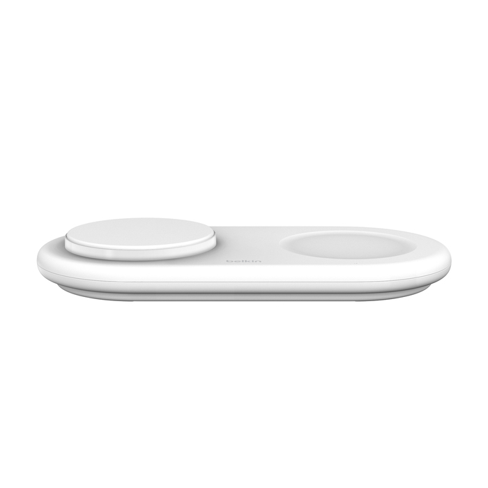 Фото — Зарядное устройство Belkin BoostCharge Pro 2-in-1 Magnetic Wireless Charging Pad with Qi2 15Вт, белый