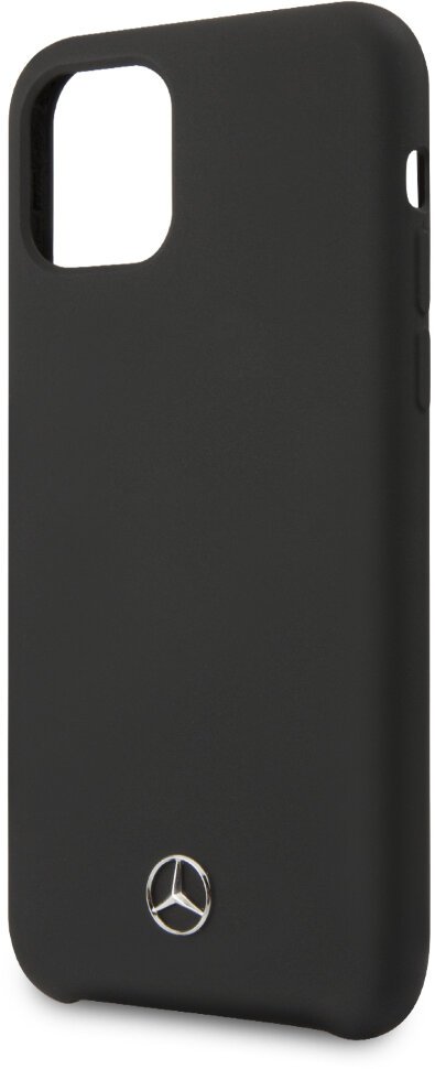 Фото — Чехол для смартфона Mercedes Silicone line для iPhone 11, черный