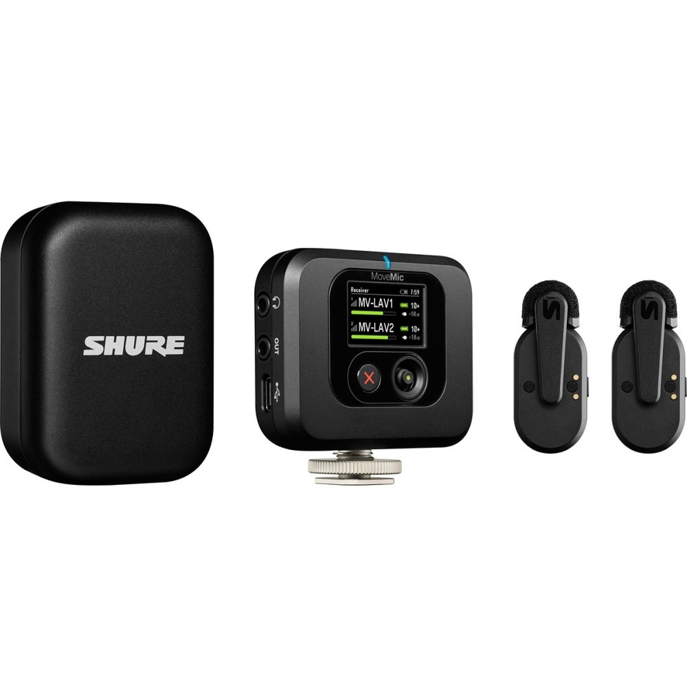 Фото — Микрофон Shure MoveMic Two Receiver Kit, черный