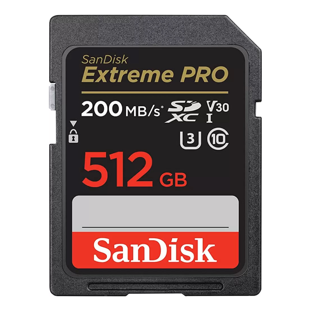 Фото — Карта памяти SanDisk Memory Card Extreme Pro SDXC for DSLR, 512 Гб